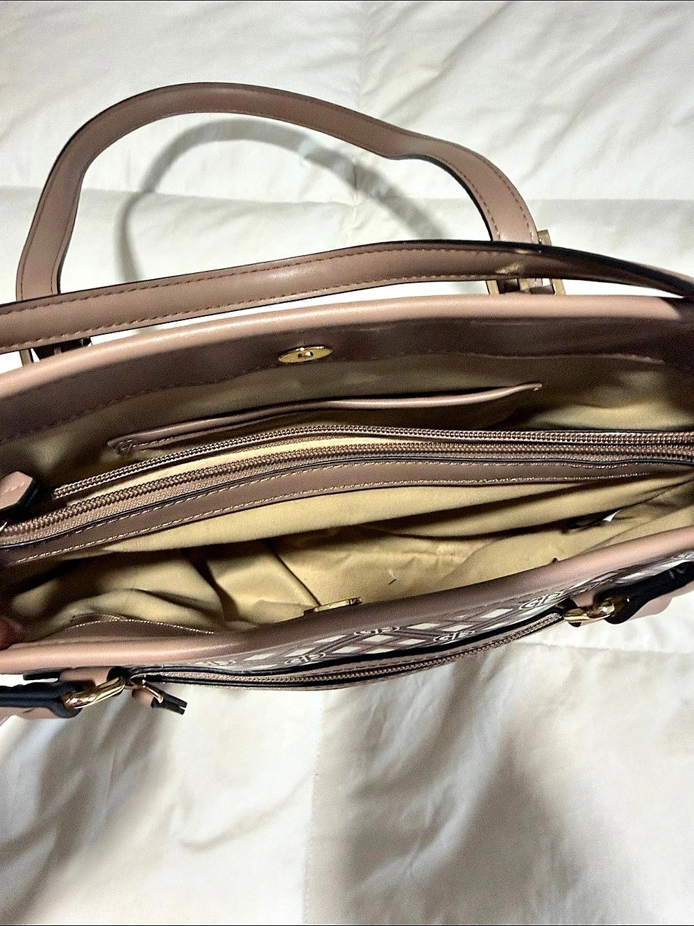 Gianibernini  Geometric Tote in Brown Like New - Picture 5 of 7